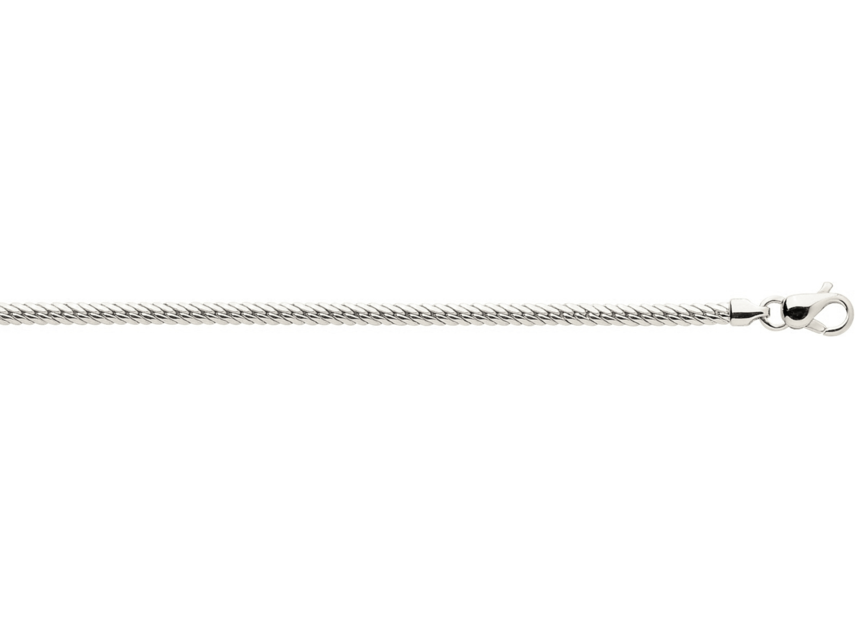 MAILLE ANGLAISE OR GRIS 3MM TC18