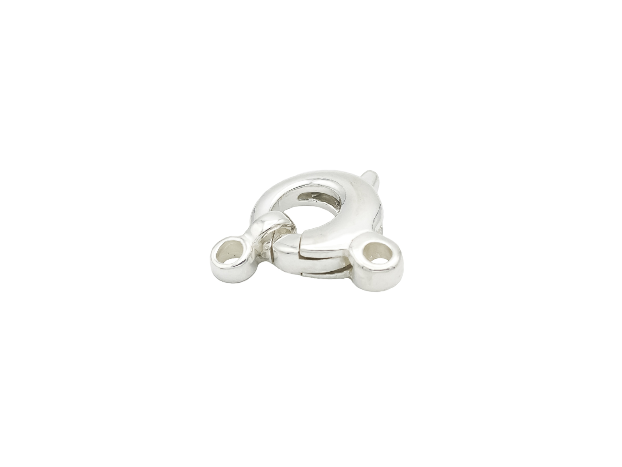 MOUSQUETON FANTAISIE ARGENT 9.5MM