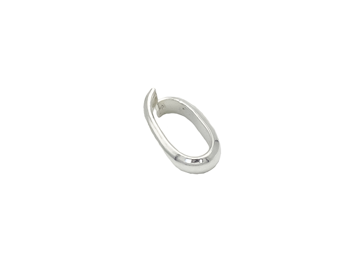 BELIERE 1/2 JONC 9MM ARGENT