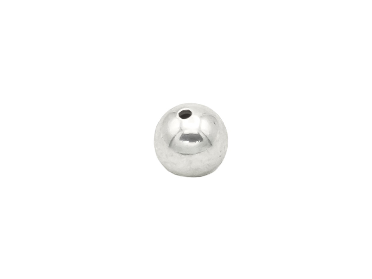 BOULE LISSE 1 TROU 5MM