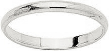ALLIANCE DEMI JONC 2MM OR GRIS