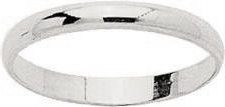 ALLIANCE DEMI JONC 2.5MM OR GRIS