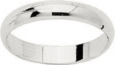ALLIANCE DEMI JONC 3.5 MM OR GRIS