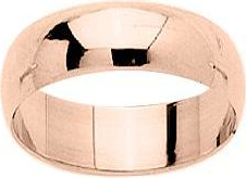 ALLIANCE 1/2 JONC 6 MM OR ROSE