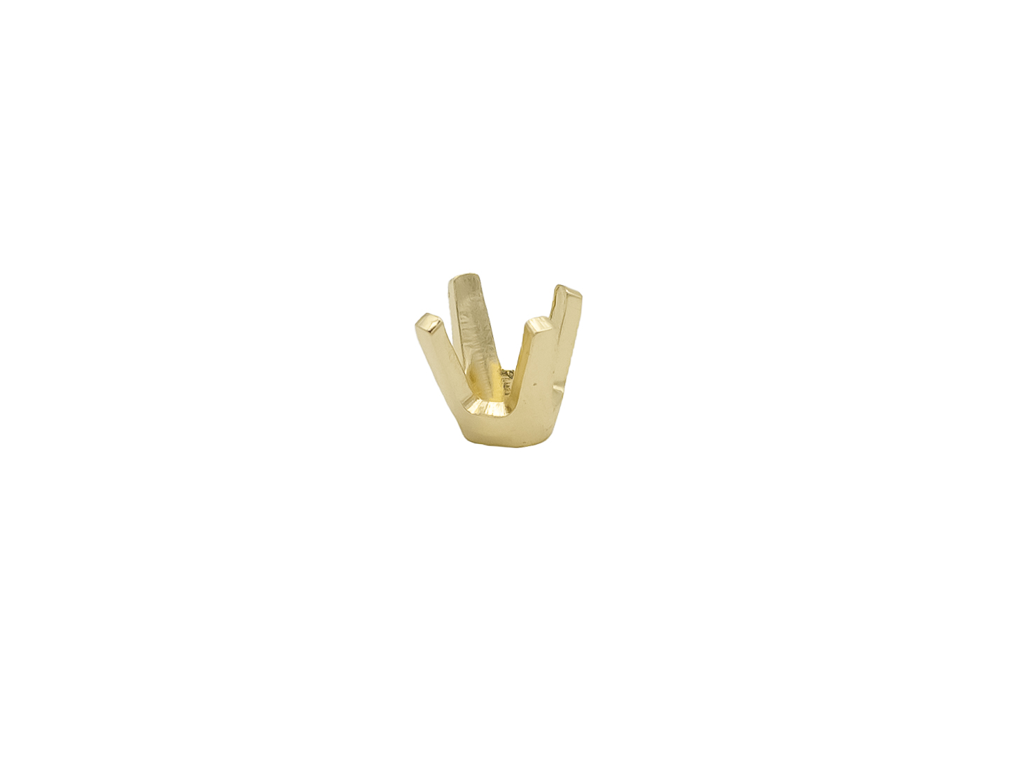 CHATON 4 GRIFFES 2.9  3 MM OR JAUNE
