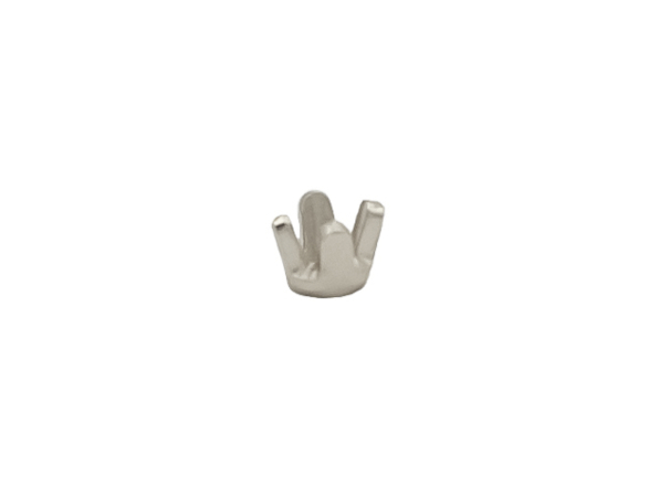 CHATON 4 GRIFFES 1.3  2MM OR GRIS
