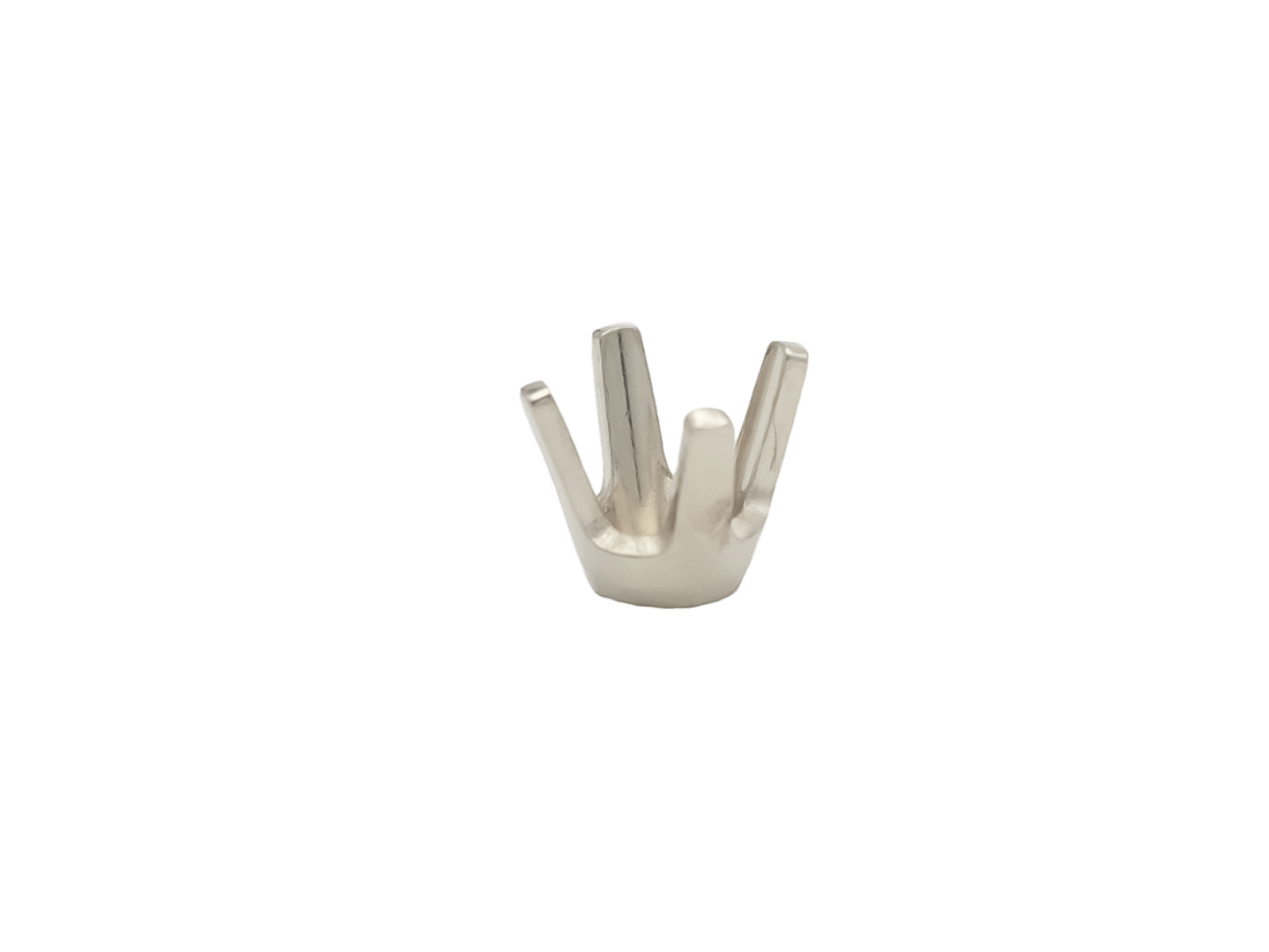 CHATON 4 GRIFFES 4.4  4.8 MM OR GRIS