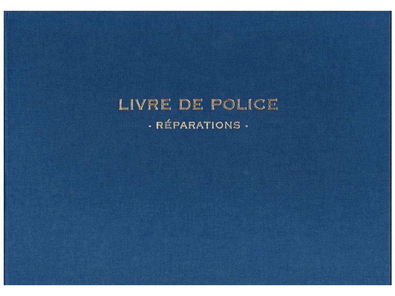 LIVRE DE POLICE REPARATIONS