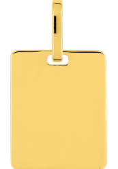 Plaque rectangle 17.6 x 13.3mm