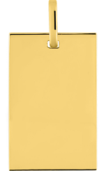 Plaque rectangle 25 x 16 mm