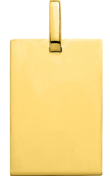 Plaque rectangle 29.7 x 20 mm