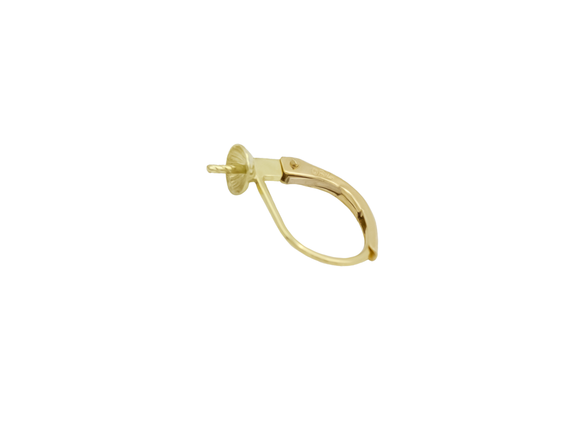 SYSTEME DORMEUSE AVEC CALOTTE 4MM OR JAUNE