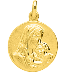 M�daille Vierge � l'enfant